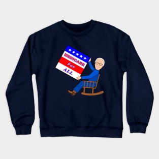 Bernie Rocks Medicare For All Crewneck Sweatshirt